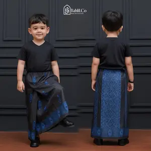 Sarung Instan Anak Motif Sarwon Terbaru Usia 1-12 Tahun Karet Pinggang Muslim