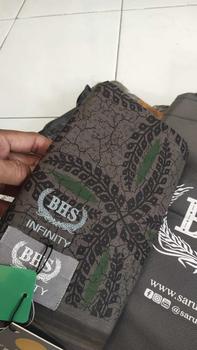 Product Review of sarung BHS infinity batik hitam/hijau/merah/coklat/putih/hijau lumut from a**" 3