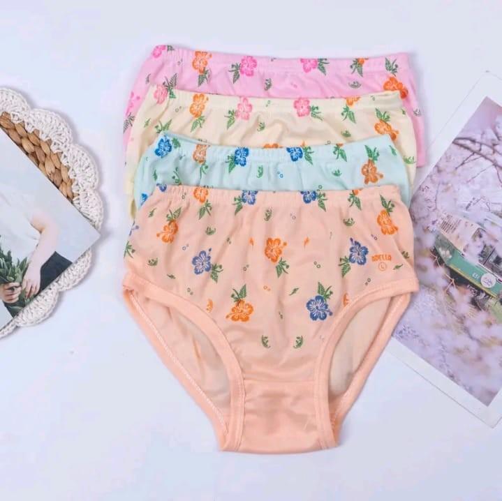 Product Introduction of 12 Pcs / 1 Lusin / Lusinan Celana Dalam Obral Murah L XL 3L 4L 5L murah Bunga Dewasa 8