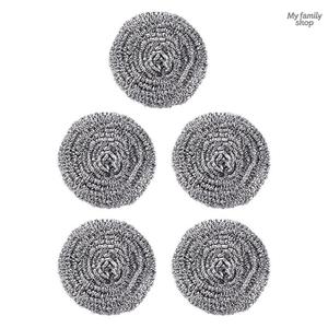 แผ่นขัดสแตนเลส 20 ชิ้น ลูกบอลทำความสะอาดถ้วย Roonic ทนทาน สำหรับห้องครัว พื้น และห้องน้ำ อุปกรณ์กำจัดคราบสกปรกสำหรับใช้งานในเชิงพาณิชย์