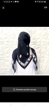 Product Review of KERUDUNG HIJAB MOTIF MICKEY MOUSE SEGI EMPAT VOAL PREMIUM TERBARU Katun Muslim Square from e**y s**m 0