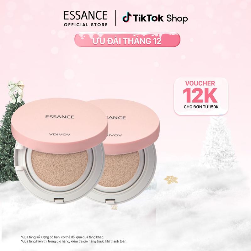 Phấn nước mịn lì mờ khuyết điểm Essance Veil Fit Cushion SPF50+ PA+++ 15g