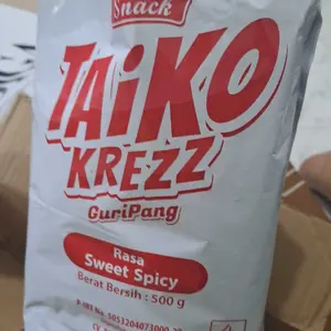 (HALAL) taiko krezz RASA BARU/Camilan ikan cumi kembang/Camilan murah/ Hadiah makanan/Camilan higienis/snack box/mukbang snack/snack 500g/snack 1kg/cemilan/cemilan enak simple/snack box kekinian/asmrmukbang/Cemilan Murah Halal/Cemilan