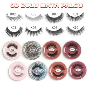 MAGEFY 1 Pasang BuluMata Palsu – Handmade 3D Eyelashes, Super Natural & Ringan MGY7126