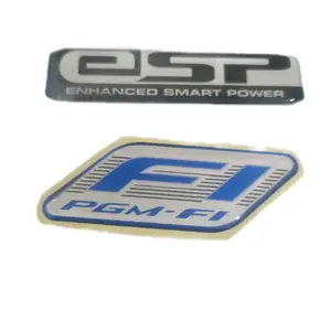 Stiker Timbul Emblem Honda ESP & Emblem FI PGM untuk Motor Beat FI, Beat Combi, Supra FI, Scoopy Stylish Motorcycle Sporty bulat