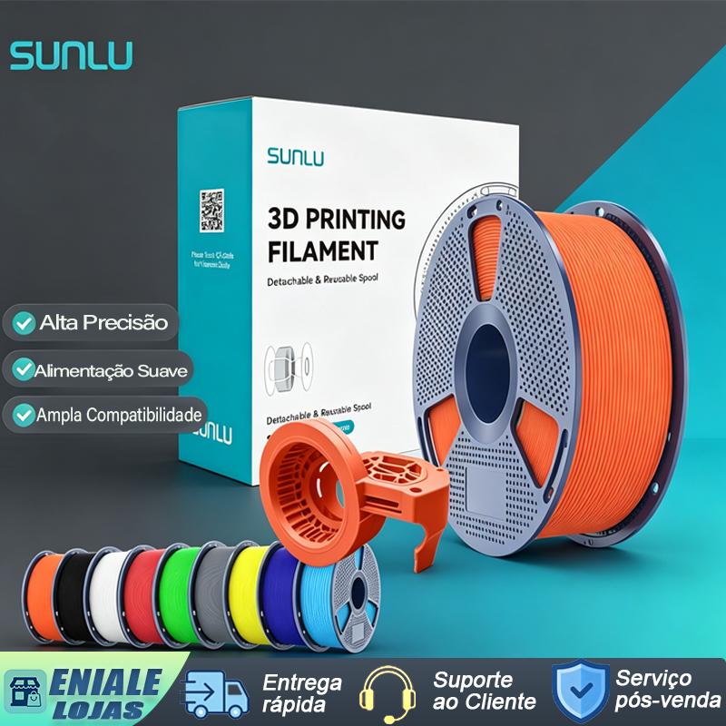 SUNLU+PETG+Filamento+para+Impressora+3D+Profissional+1.75MM/1KG+Compatível+com+9...