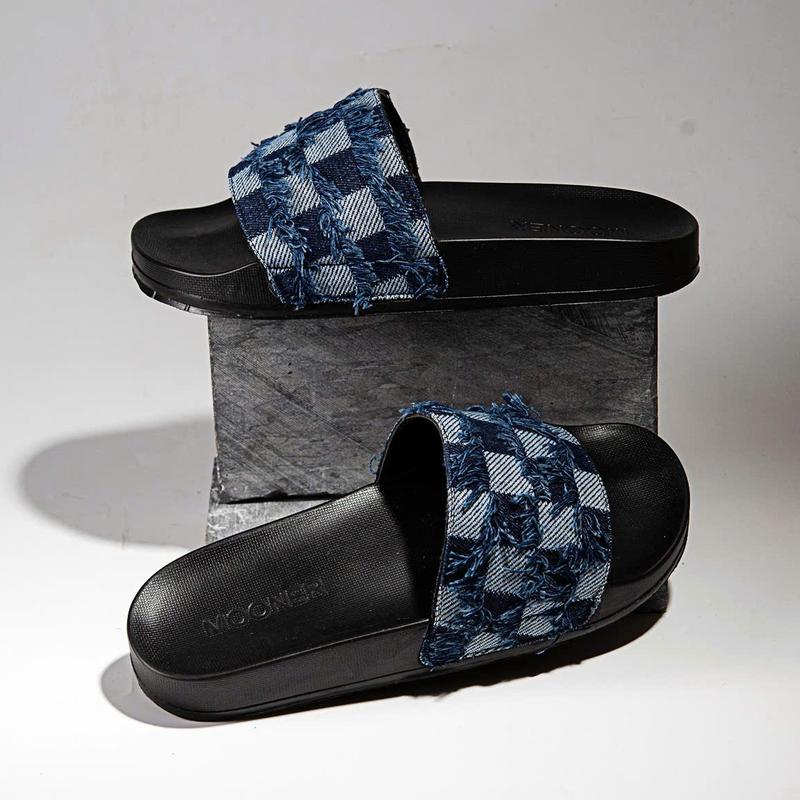 Dép Mooner quai bò xước đế Ip vệ sinh sạch sẽ dành cho nam nữ, dép quai ngang đủ số 36-43