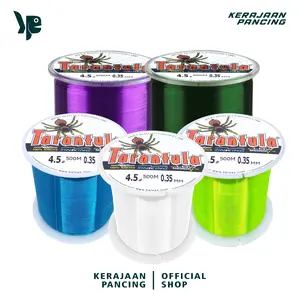 KP - Senar Pancing Tarantula 500Meter 5Warna Bahan Nilon Kuat Alat Joran Umpan