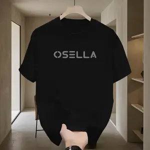 Beda dari yang Lain, Cuma Pakai Kaos Huruf OSELLA Ini distrodewasa simpel 𝗛𝗶𝘁𝗮𝗺 t-shirt