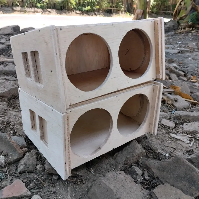 Box Speaker Line Array 4 Inch Double Miniatur Sound 0