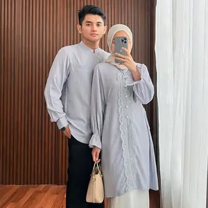 Raya Couple Series (Calista Tunik & Kemeja Koko) ORI