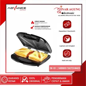 ADVANCE SW-101 / SW101 SANDWICH TOASTER MAKER - GARANSI RESMI