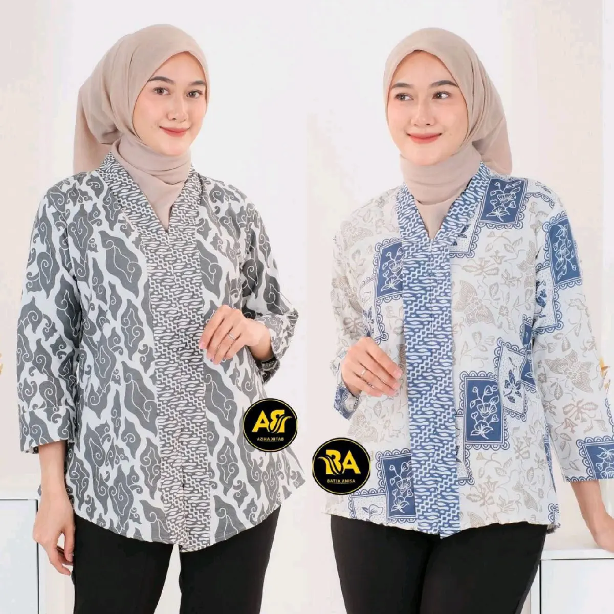 Baju Batik Wanita Kerja Kantor Atasan Blouse Batik Wanita