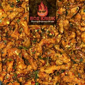 keripik / Kripik usus ayam kripsus 500 Gram usus crispy Bos kriuk