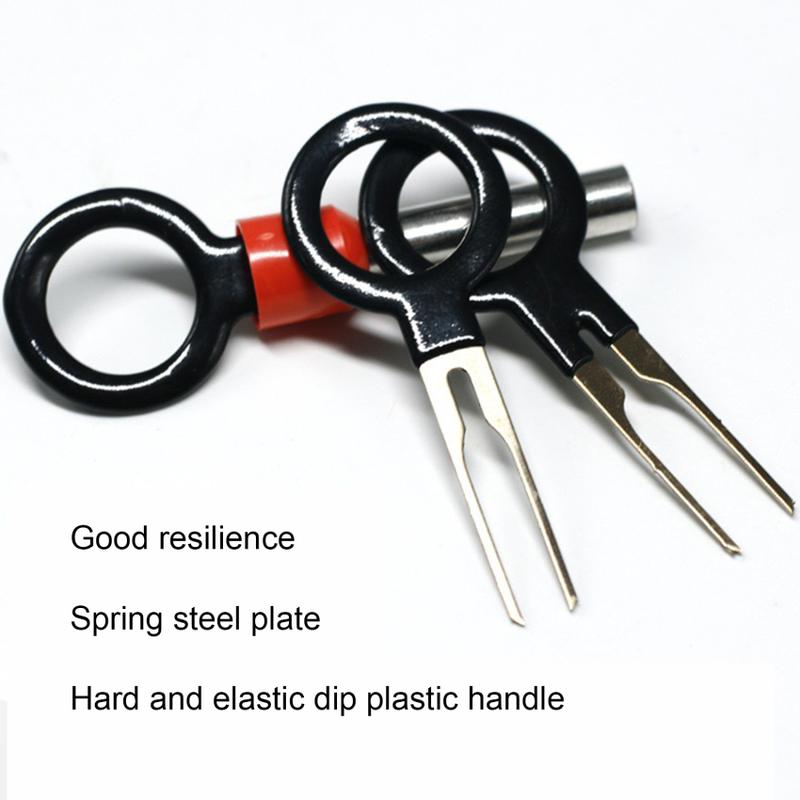 Product Introduction of 41PCS/38PCS Waterproof Bag Terminal Removal Kit Stylus Wiring Crimp Connector Pin Extractor Puller Terminal Repair Tools 48