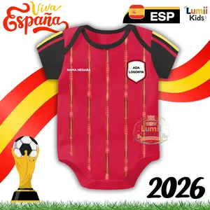 Lumiikids • Jumper Jersey Bodysuit Bola PILDUN 2026 SPAIN - Baju Bola Bayi 0 - 12 Bulan