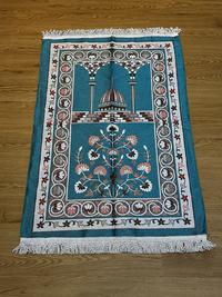 Gambar Sajadah Lipat Halus Premium Al Jazeera Rumbai Standar 70x105 Cm - Blue dari Sufi Carpet Kota Administrasi Jakarta Pusat 3 Tokopedia