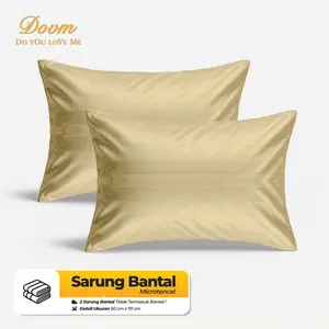 Dovm - Sarung Bantal Hotel Premium Microtencel – Lembut, Adem, Anti Kusut | 2 Pcs 50×70 cm