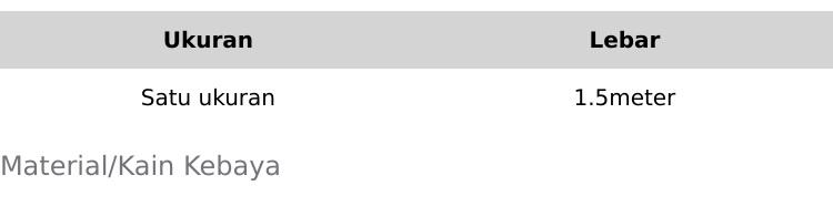 Lotuskebayabali | MATERIAL/KAIN KEBAYA | Kain Kebaya Bordir Cakra