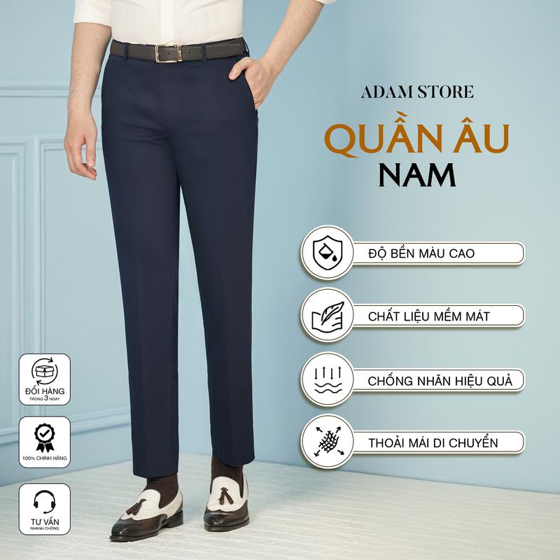  QUẦN ÂU NAM ADAM STORE MÀU XANH TÍM THAN Q229 ĐƠN GIẢN DỄ PHỐI 