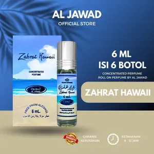 Al Jawad - Zahrat Hawaii Aroma Fruity Coconut Raspberry Musky | Parfum Perfume Minyak Wangi Pria Wanita Tahan Lama