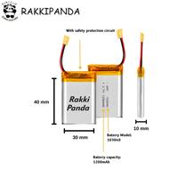 Gambar RakkiPanda Baterai Pouch Universal Li-Po 3.7V 1200mAh Tanpa Soket dari Rakki Panda Indonesia Kota Administrasi Jakarta Pusat 2 Tokopedia