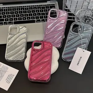 Blissful Case Dazzle Wave Case for iPhone 13 12 11 14 15 16 Pro Plus Pro Max  X XS XR XS 7 8 Plus Soft Cover