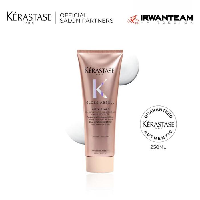 Gambar Kerastase Gloss Absolu Fondant Instant Glaze 250ml - Conditioner for Glossy and Bouncy Hair - Mengandung Hyaluronic Acid, Glycolic Acid dan Wild Rose Oil dari Irwan Team Kota Administrasi Jakarta Pusat Tokopedia