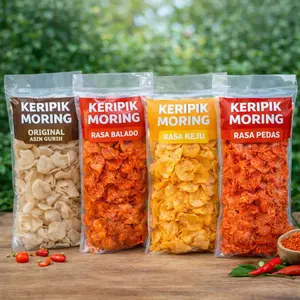 KERIPIK MORING RENYAH – PILIHAN RASA ENAK & MANTAP