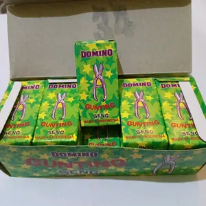 domino merk gunting seng & ego  1 pack (10 kotak)