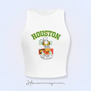 Daily CropTank Houston - Crop top Tanktop cewek y2k Style korea Slim fit All size Melar