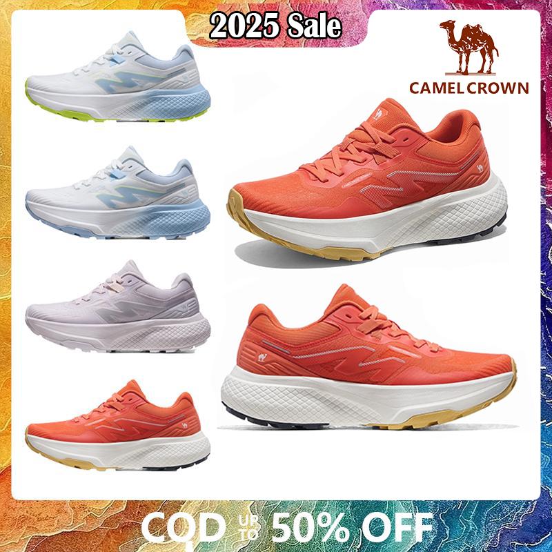  2026 Camel Crown Giày Chạy Bộ Xuyên quốc gia Thiết Kế Vương Miện Lạc Đà Dễ Phối Đồ Đế Dày Tăng Chiều Cao Chống Mài Mòn Không Trơn Trượt Thích Hợp Để Đi Bộ Đường Dài Soar F15B026039   F25B026005 