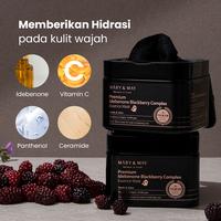 Gambar MARY & MAY Premium Idebenone Blackberry Complex Essence Mask 20pcs antioxidant anti aging Masker dari Mary&May Indonesia Official Kota Tangerang 4 Tokopedia
