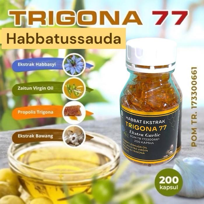 Gambar Habbatussauda habbat Ekstrak trigona 77 isi 200 original dari Herbalstore76 Kota Bekasi Tokopedia