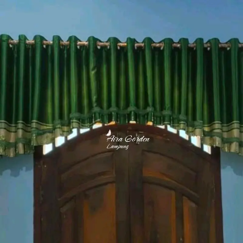 Poni Gelombang POLOS Dengan Renda 3
