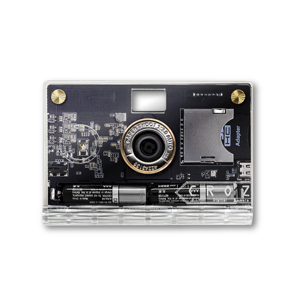 Paper Shoot Camera (Digital) : CROZ Vanguard (Transparent Camera) 20MP