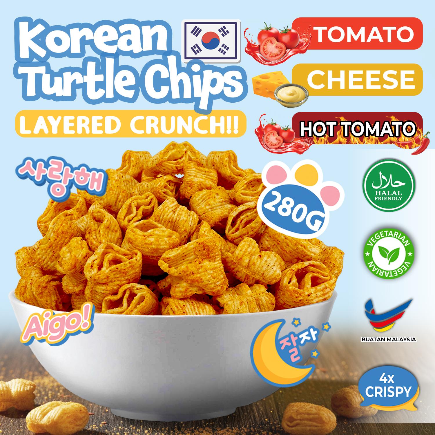 Korea Turtle Corn Chips · 280g