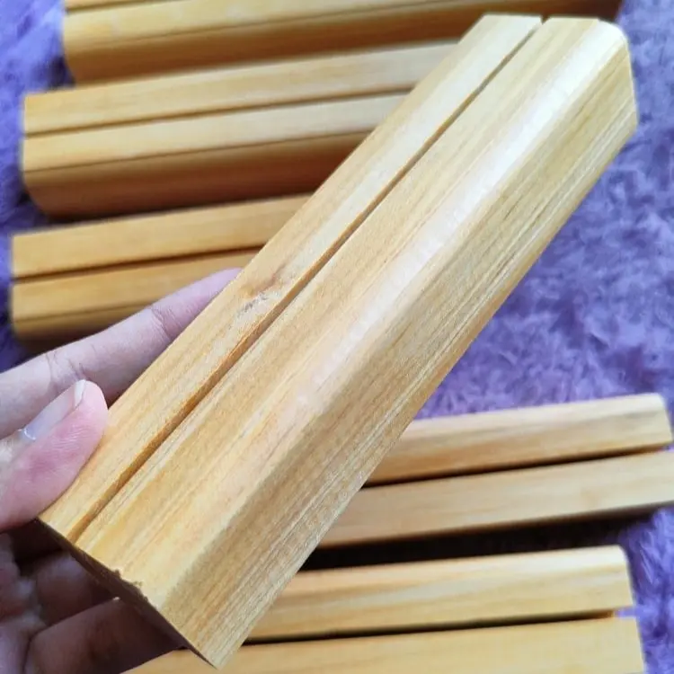 Stand Akrilik Kayu Stand Kertas Tatakan Foto Bahan Kayu Jati Belanda( Bisa Custom Ukuran) 2