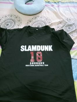 Product Review of M-8XL Japanese Anime Slam Dunk Master Print Men T Shirt Oversized Sports Short Sleeve Oversize Tshirt Round Neck T-shirts from 👑**️ 1