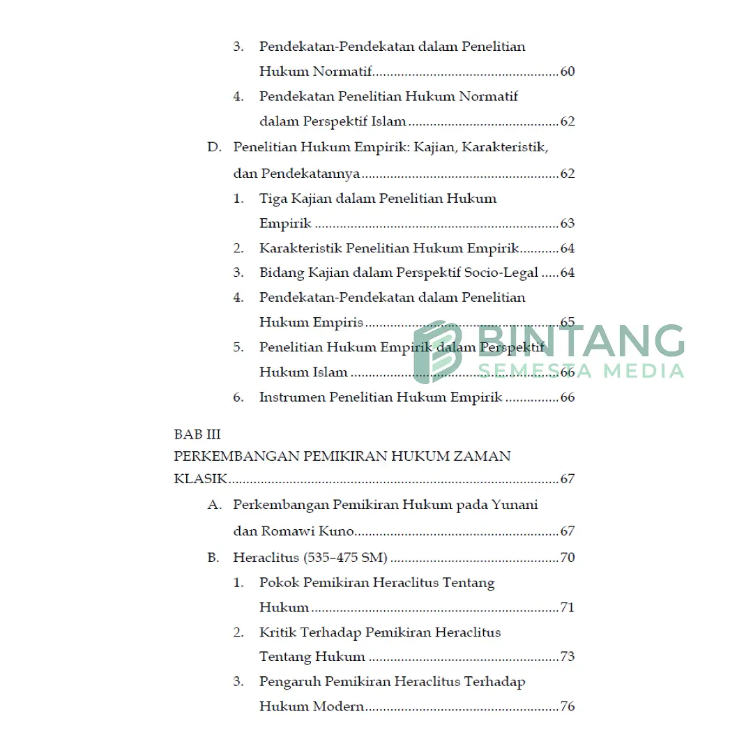 Perkembangan Pemikiran Hukum, Kritik, Pengaruh, dan Penerapan dalam Penelitian Hukum di Indonesia