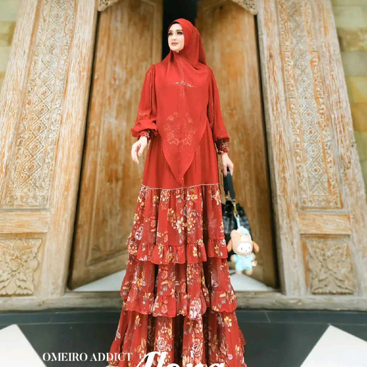Alona Syari set Khimar Original Branded by. Omeiro Addict