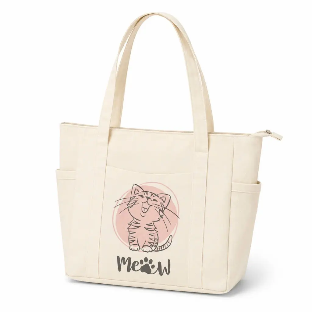 Túi Vải Canvas Túi ToTe 4 Ngăn Kiểu Dáng Cute Đi Chơi, Mua Sắm Kích thước 40cm x 30cm Loại Có Khóa kéo, Chất Vải Dầy Dặn | BigBuy360 - bigbuy360.vn Túi Vải Canvas Túi ToTe 4 Ngăn Kiểu Dáng Cute Đi Chơi, Mua Sắm Kích thước 40cm x 30cm Loại Có Khóa kéo, Chất Vải Dầy Dặn | BigBuy360 - bigbuy360.vn
