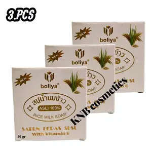 3PCS - Sabun Beras Susu Rice Milk Boliya