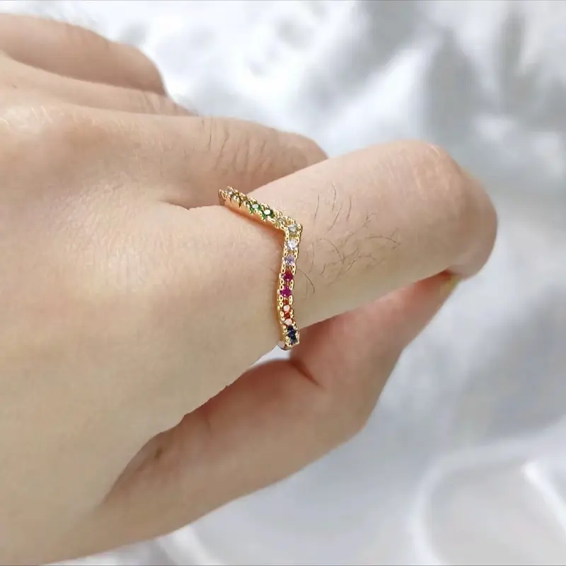 (CO 2 bonus 1) C04 Cincin simple  perhiasan xuping aksesoris wanita 8