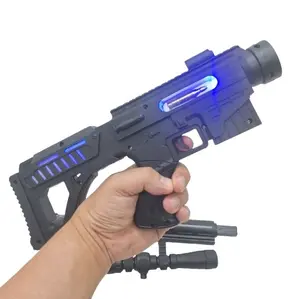 [capt] Mainan Anak Laki Laki Teropong Mesin Tembakan Lampu Laser & Suara Bahan Plastik - Telescope Sound Machine Laser Toy