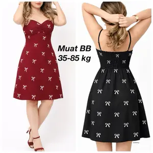 LINGERIE SMOK DASTER SEXY LOOK RAYON ADEM KARET BELAKANG Allsize JUMBO