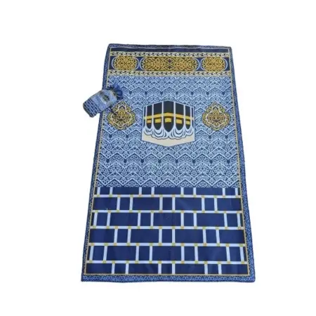 Sajadah Travel Praktis 105x60cm|Bahan Silky Polyester|Satuan|Grosir|Kodi Termurah dan Terlengkap Muslim Hampers Pouch