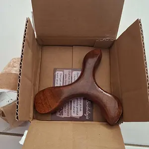 Alat Pijat Telapak Kaki Tangan Refleksi Urut Kerokan Badan Masuk Angin Pijet Reflexi Totok Pijit Repleksi Pemijat Manual Tradisional Segitiga Kayu