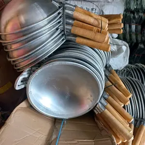 WAJAN GAGANG KAYU/ WAJAN SEBLAK/ WAJAN NASI GORENG/ WAJAN BAKMI 25 cm