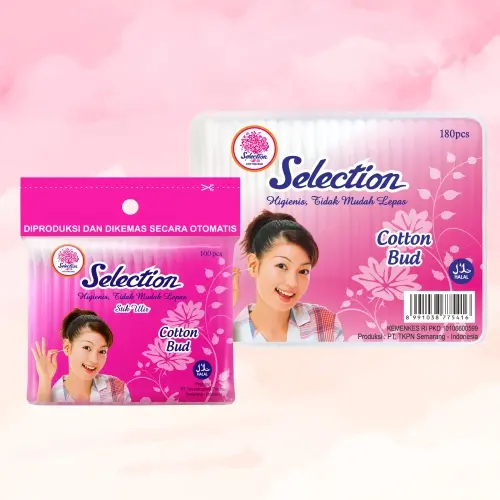 SELECTION Facial Cotton Kapas Pembersih Wajah | Kotak Bulat Round Square 3